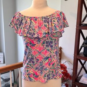 Lilly Pulitzer La Fortuna Dancing on the Deck top